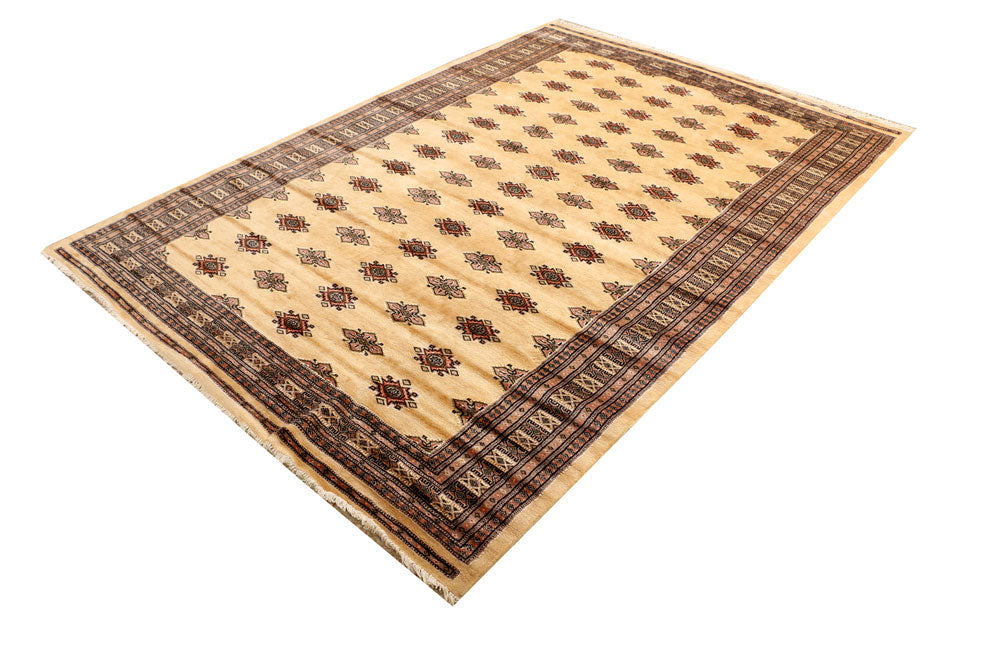 Navajo White Jaldar 5' 9 x 8' - No. 38429 - ALRUG Rug Store