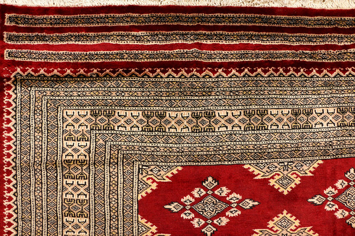 Maroon Jaldar 6' 1 x 8' 8 - No. 38431 - ALRUG Rug Store