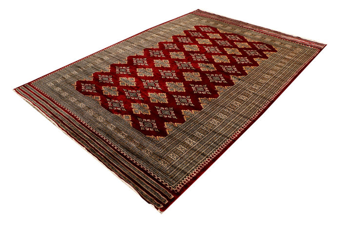Maroon Jaldar 6' 1 x 8' 8 - No. 38431 - ALRUG Rug Store