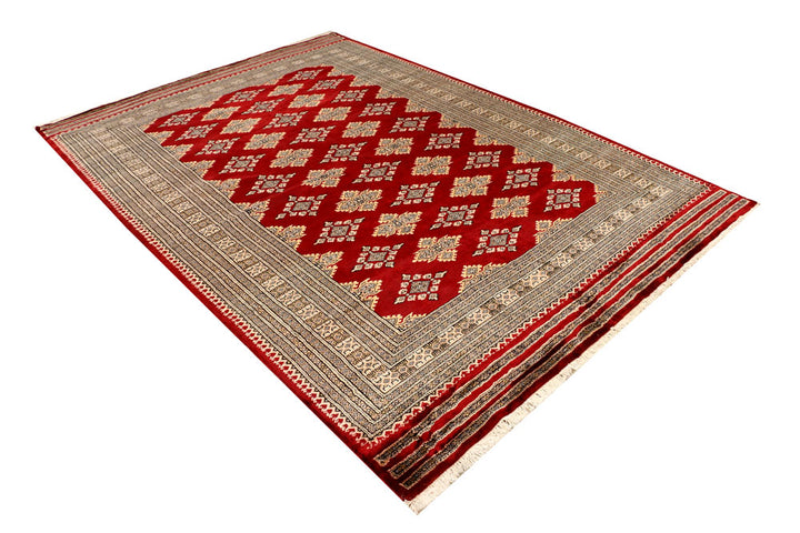 Maroon Jaldar 6' 1 x 8' 8 - No. 38431 - ALRUG Rug Store