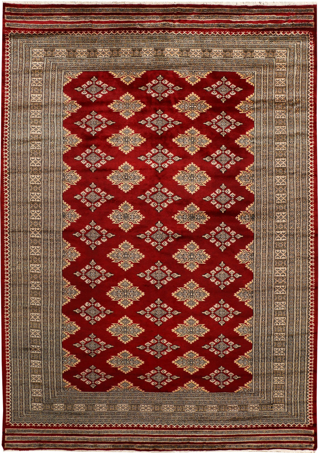 Maroon Jaldar 6' 1 x 8' 8 - No. 38431 - ALRUG Rug Store