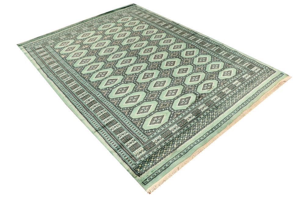 Dark Sea Green Jaldar 5' 8 x 7' 7 - No. 38432 - ALRUG Rug Store