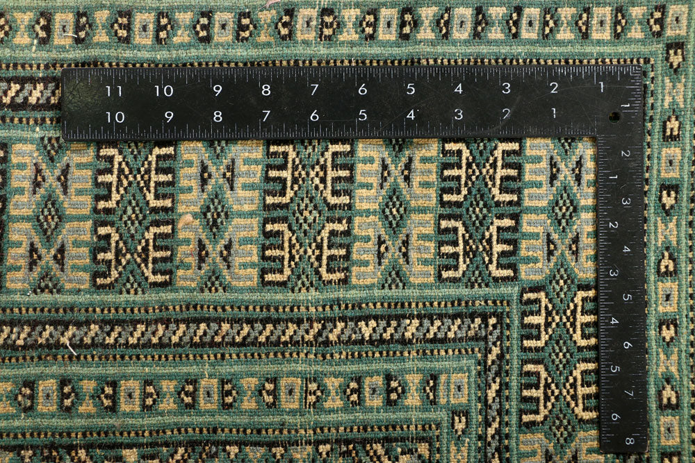 Dark Sea Green Jaldar 5' 8 x 7' 7 - No. 38432 - ALRUG Rug Store