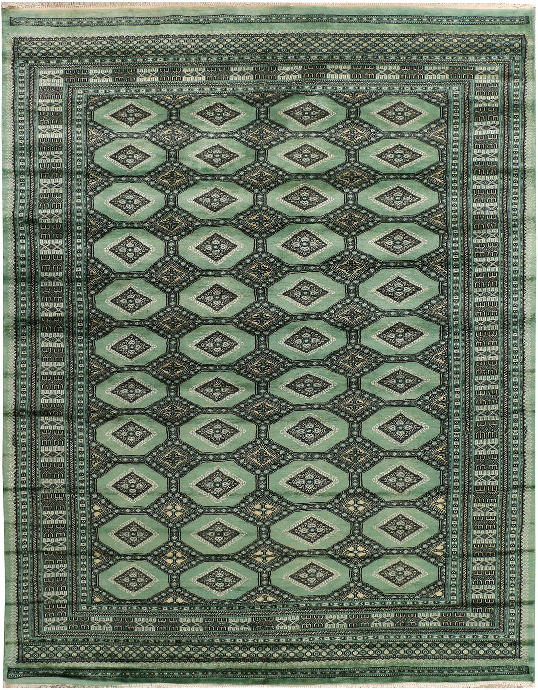 Dark Sea Green Jaldar 5' 8 x 7' 7 - No. 38432 - ALRUG Rug Store
