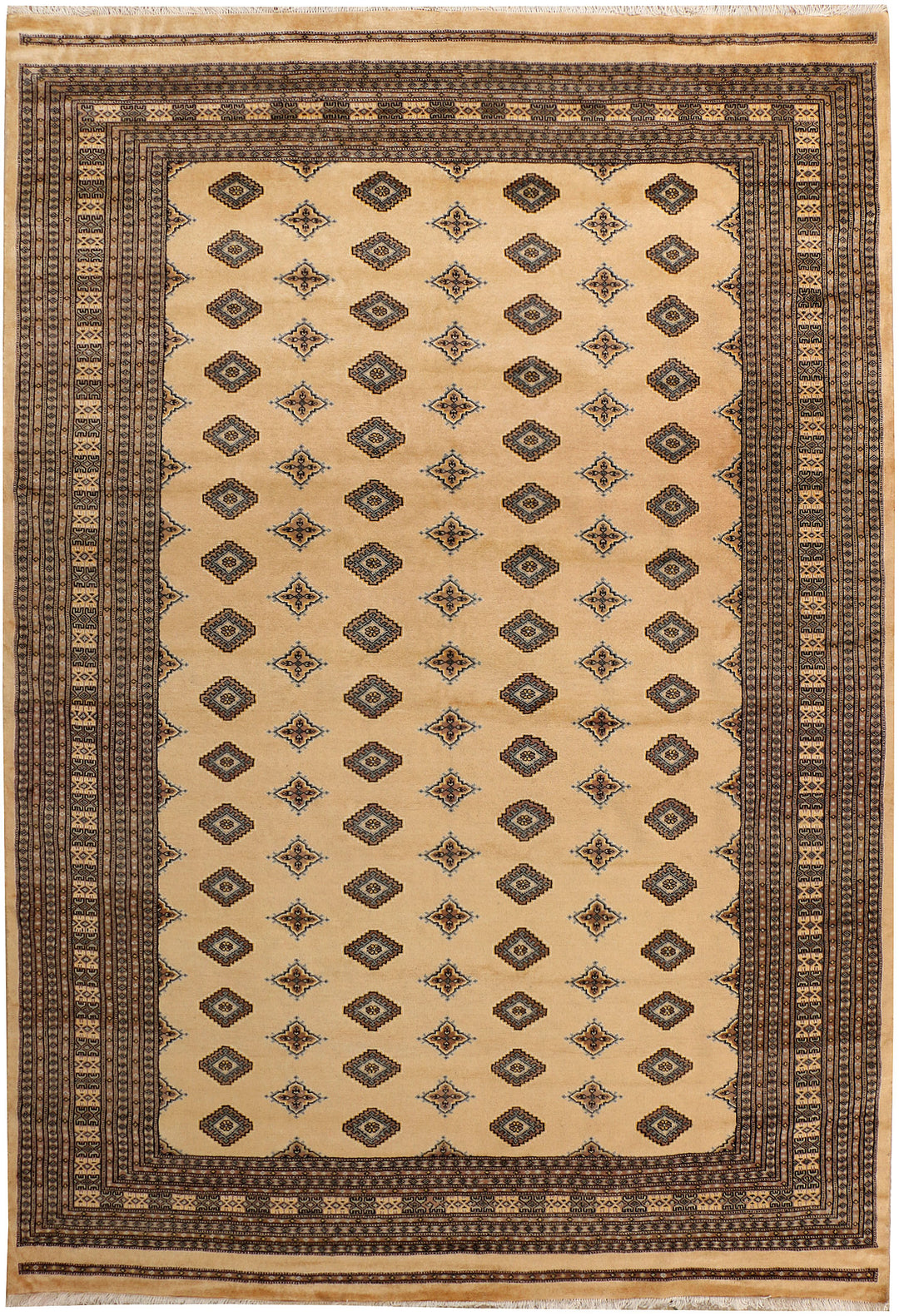 Navajo White Jaldar 7' 1 x 10' 3 - No. 38442 - ALRUG Rug Store