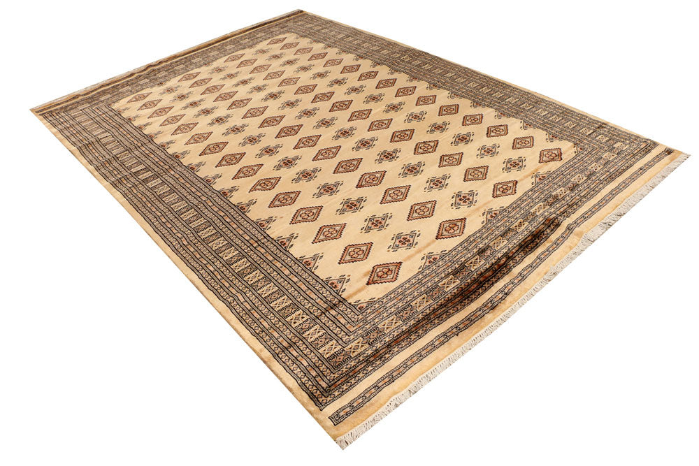 Navajo White Jaldar 6' 6 x 9' - No. 38443 - ALRUG Rug Store