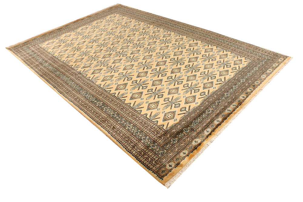 Navajo White Jaldar 6' 7 x 9' 8 - No. 38448 - ALRUG Rug Store