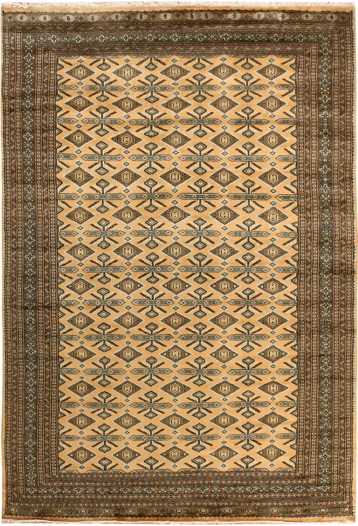 Navajo White Jaldar 6' 7 x 9' 8 - No. 38448 - ALRUG Rug Store