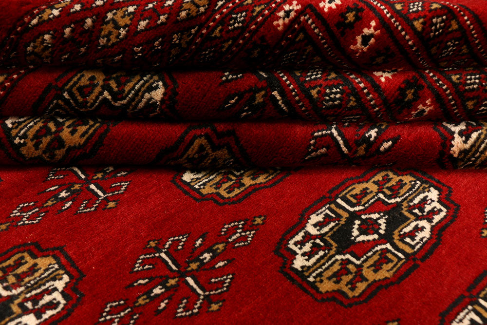 Firebrick Bokhara 6' 11 x 9' 9 - No. 38452 - ALRUG Rug Store