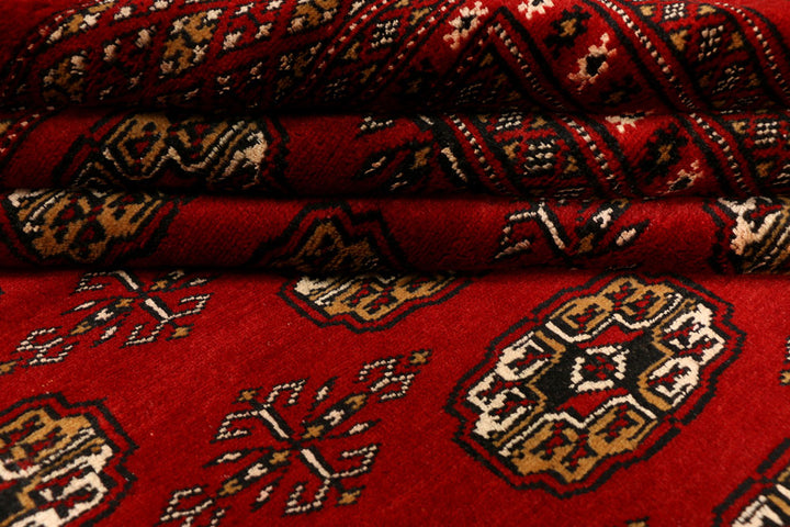 Firebrick Bokhara 6' 11 x 9' 9 - No. 38452 - ALRUG Rug Store