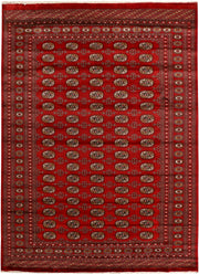 Firebrick Bokhara 6' 11 x 9' 9 - No. 38452 - ALRUG Rug Store