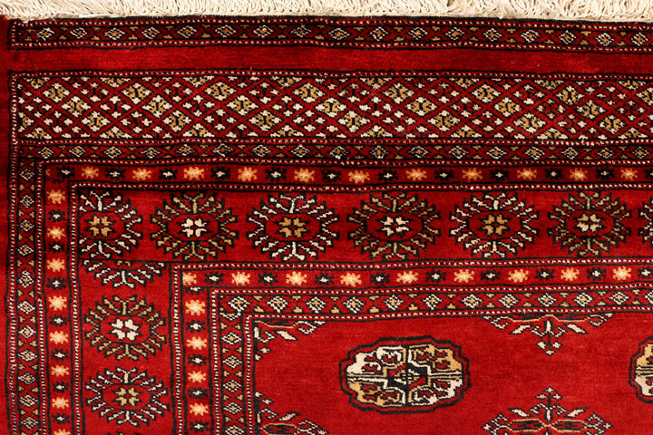 Firebrick Bokhara 6' 7 x 8' 9 - No. 38453 - ALRUG Rug Store
