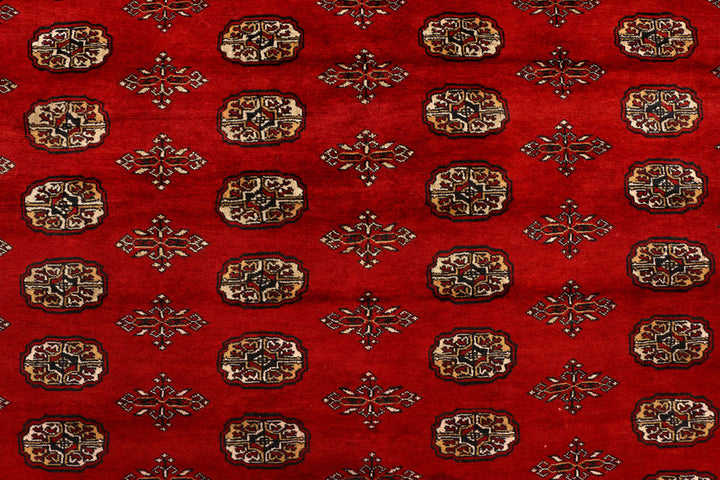 Firebrick Bokhara 6' 7 x 8' 9 - No. 38453 - ALRUG Rug Store