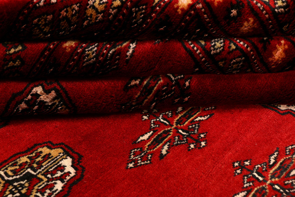 Firebrick Bokhara 6' 7 x 8' 9 - No. 38453 - ALRUG Rug Store