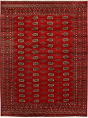 Firebrick Bokhara 6' 7 x 8' 9 - No. 38453 - ALRUG Rug Store
