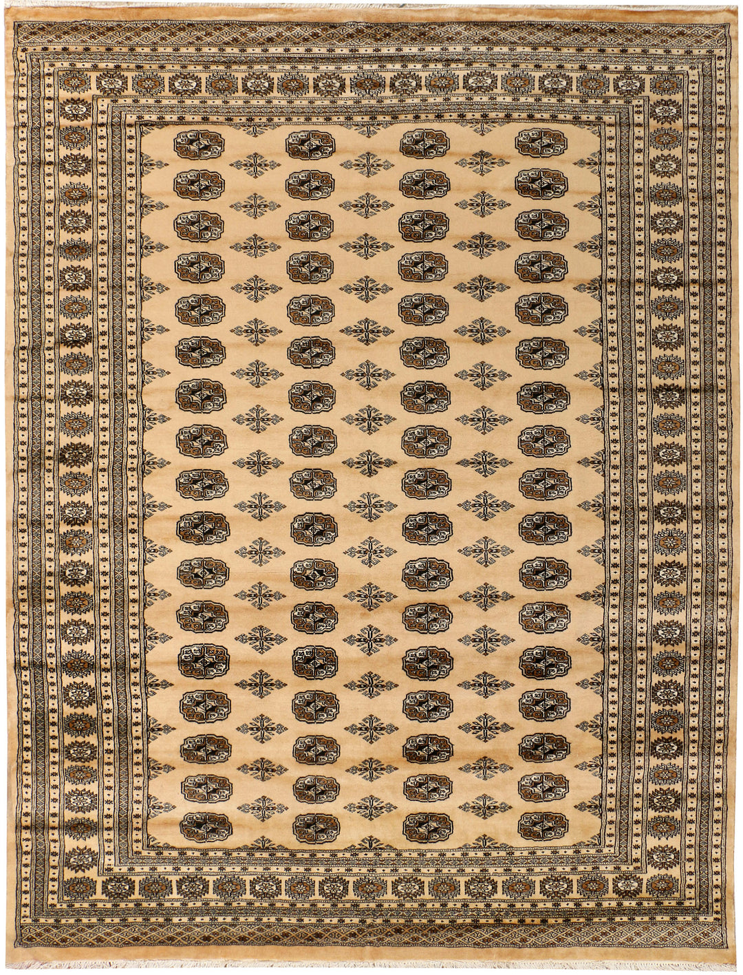 Burlywood Bokhara 7' 2 x 9' 9 - No. 38460 - ALRUG Rug Store