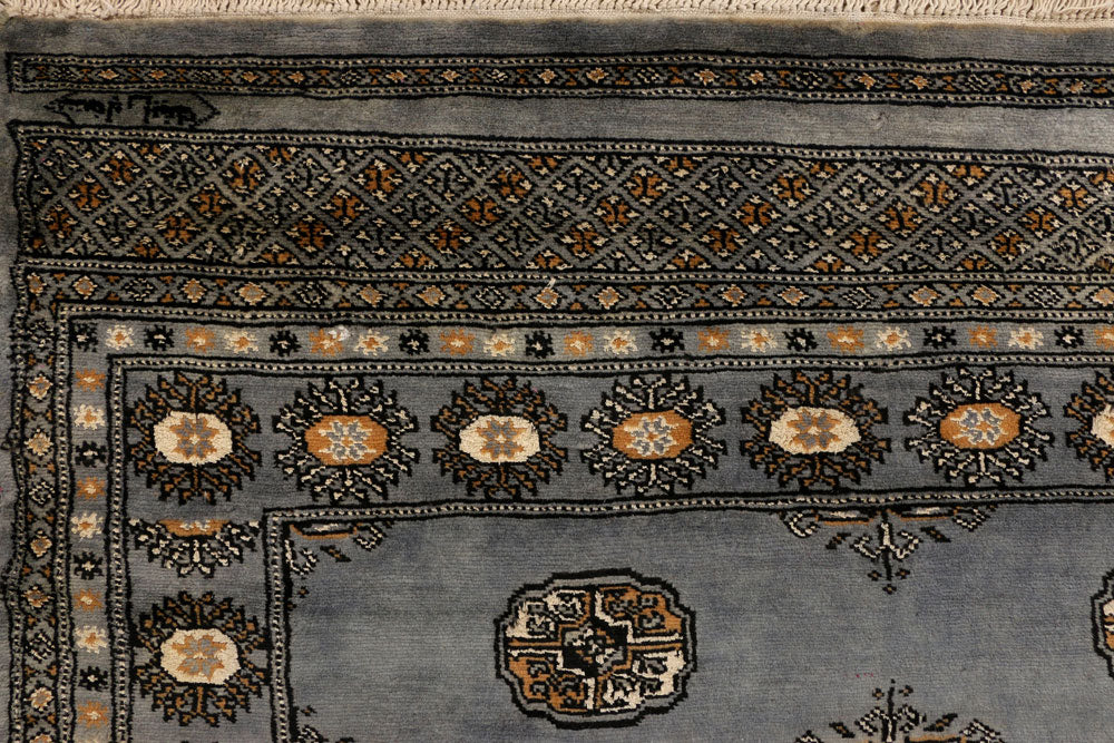 Dark Grey Bokhara 4' x 6' 9 - No. 38468 - ALRUG Rug Store