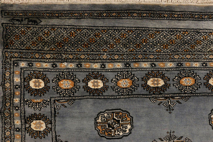 Dark Grey Bokhara 4' x 6' 9 - No. 38468 - ALRUG Rug Store