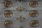 Dark Grey Bokhara 4' x 6' 9 - No. 38468 - ALRUG Rug Store