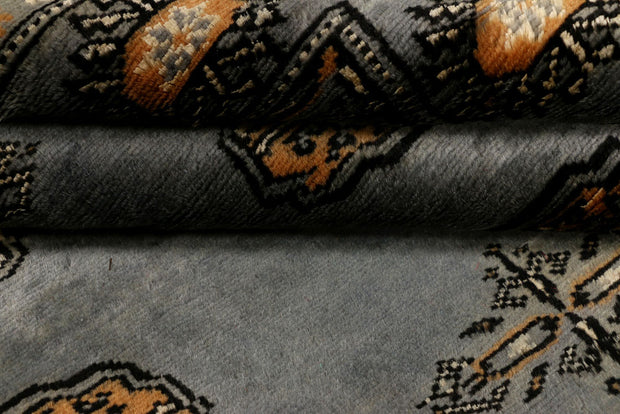 Dark Grey Bokhara 4' x 6' 9 - No. 38468 - ALRUG Rug Store