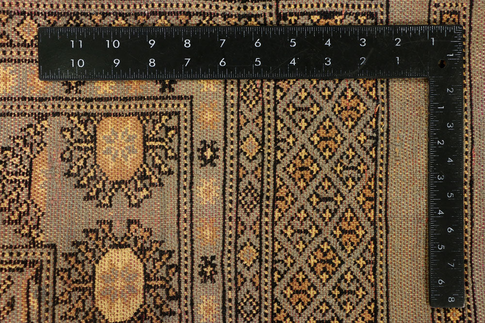 Dark Grey Bokhara 4' x 6' 9 - No. 38468 - ALRUG Rug Store