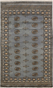 Dark Grey Bokhara 4' x 6' 9 - No. 38468 - ALRUG Rug Store