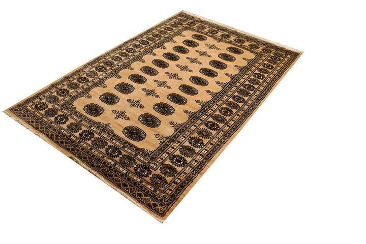 Navajo White Bokhara 4' 6 x 6' 8 - No. 38470 - ALRUG Rug Store