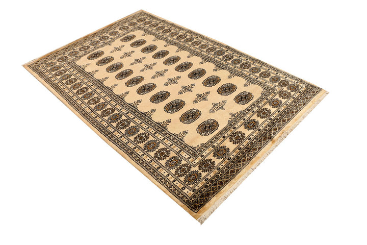 Navajo White Bokhara 4' 6 x 6' 8 - No. 38470 - ALRUG Rug Store