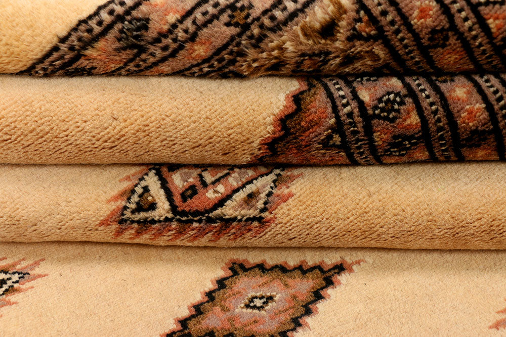 Navajo White Jaldar 4' 6 x 6' - No. 38481 - ALRUG Rug Store