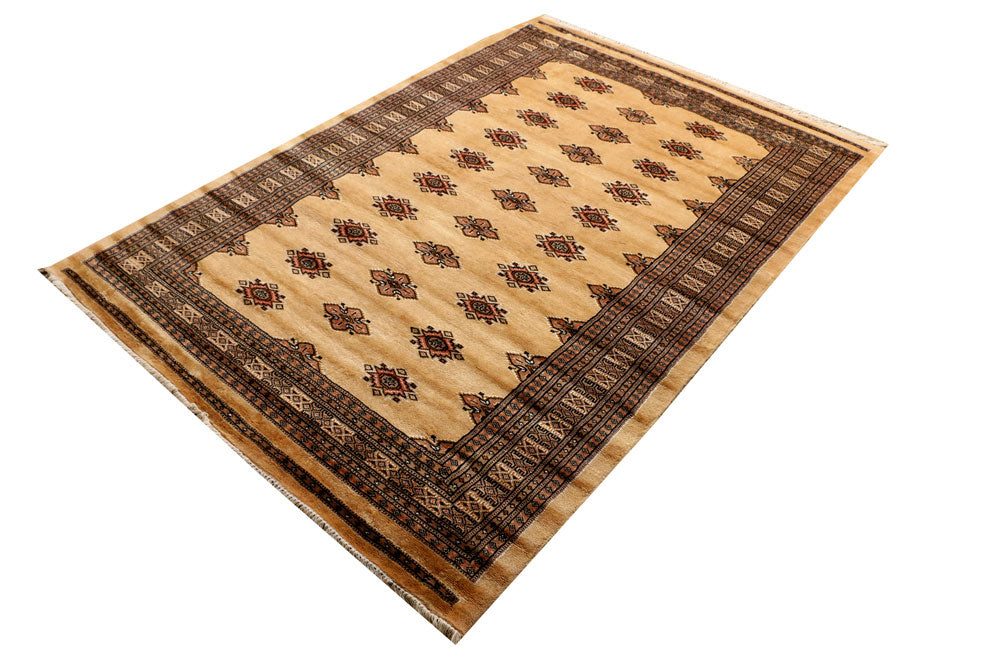 Navajo White Jaldar 4' 7 x 6' 7 - No. 38495 - ALRUG Rug Store