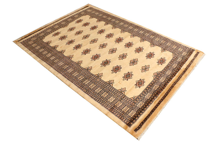 Navajo White Jaldar 4' 7 x 6' 7 - No. 38495 - ALRUG Rug Store
