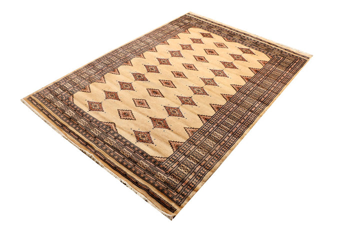 Navajo White Jaldar 4' 8 x 6' 6 - No. 38496 - ALRUG Rug Store
