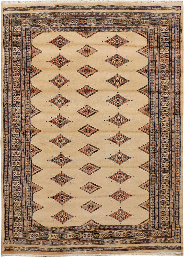 Navajo White Jaldar 4' 8 x 6' 6 - No. 38496 - ALRUG Rug Store