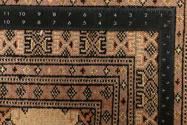 Navajo White Jaldar 4' 6 x 6' 5 - No. 38834 - ALRUG Rug Store