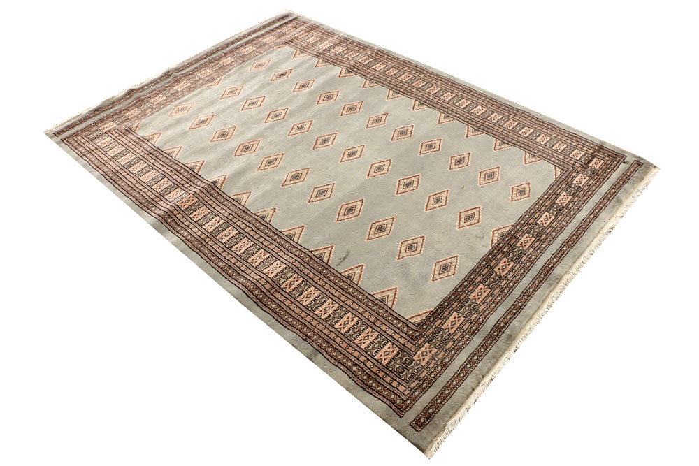 Dark Grey Jaldar 4' 8 x 6' 5 - No. 38847 - ALRUG Rug Store