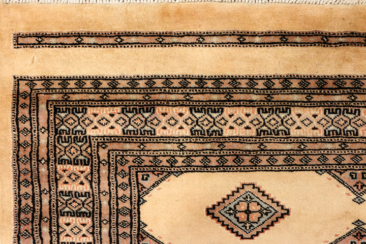 Navajo White Jaldar 4' 6 x 6' 1 - No. 38848 - ALRUG Rug Store