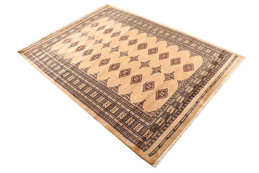 Sandy Brown Jaldar 4' 9 x 6' 4 - No. 38859 - ALRUG Rug Store