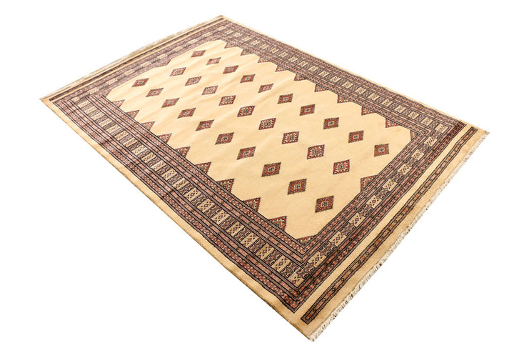 Navajo White Jaldar 4' 7 x 6' 6 - No. 38869 - ALRUG Rug Store