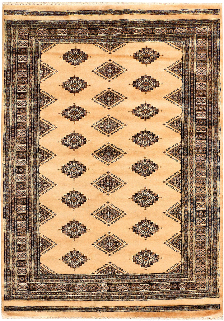 Navajo White Jaldar 4' 7 x 6' 7 - No. 38871 - ALRUG Rug Store