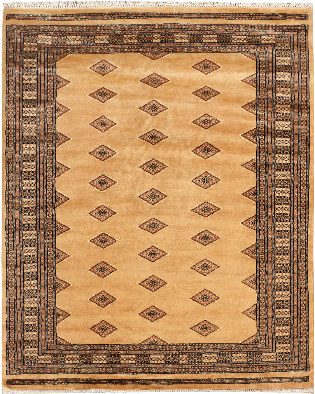 Navajo White Jaldar 4' 7 x 5' 8 - No. 38873 - ALRUG Rug Store
