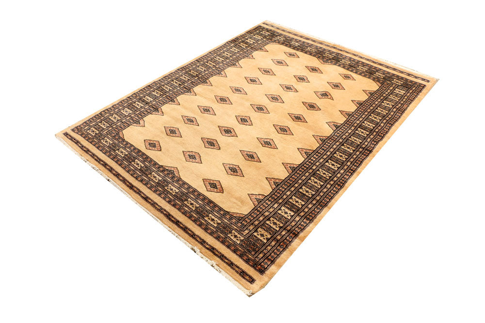 Navajo White Jaldar 4' 6 x 5' 11 - No. 38874 - ALRUG Rug Store