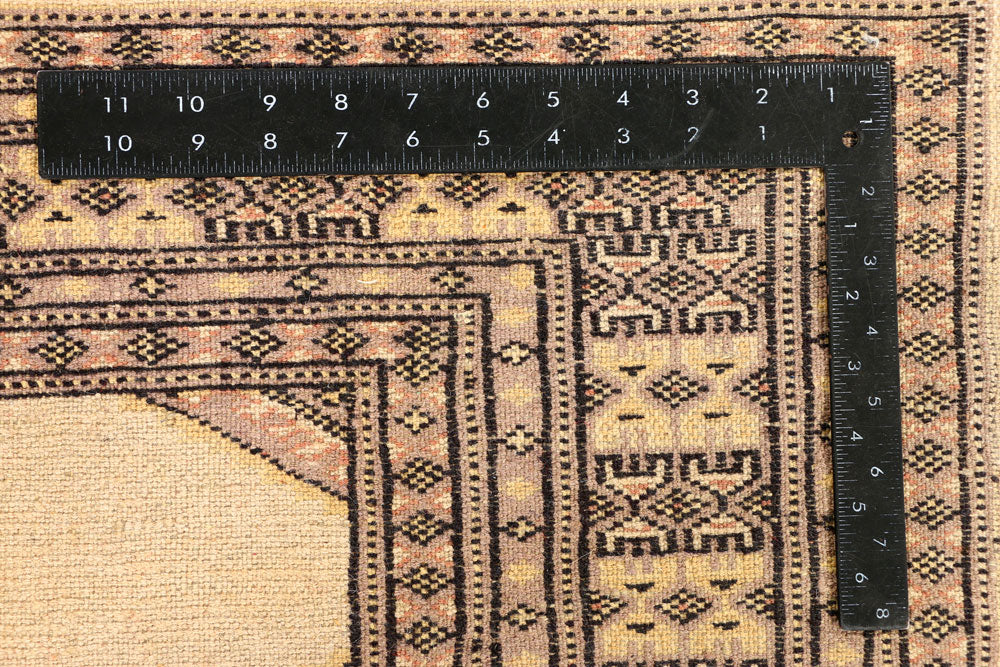 Navajo White Jaldar 4' 6 x 5' 11 - No. 38874 - ALRUG Rug Store