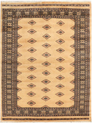 Navajo White Jaldar 4' 6 x 5' 11 - No. 38874 - ALRUG Rug Store