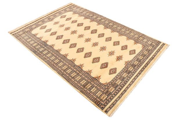 Navajo White Jaldar 4' 7 x 6' 9 - No. 38882 - ALRUG Rug Store