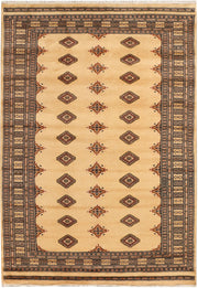 Navajo White Jaldar 4' 7 x 6' 9 - No. 38882 - ALRUG Rug Store