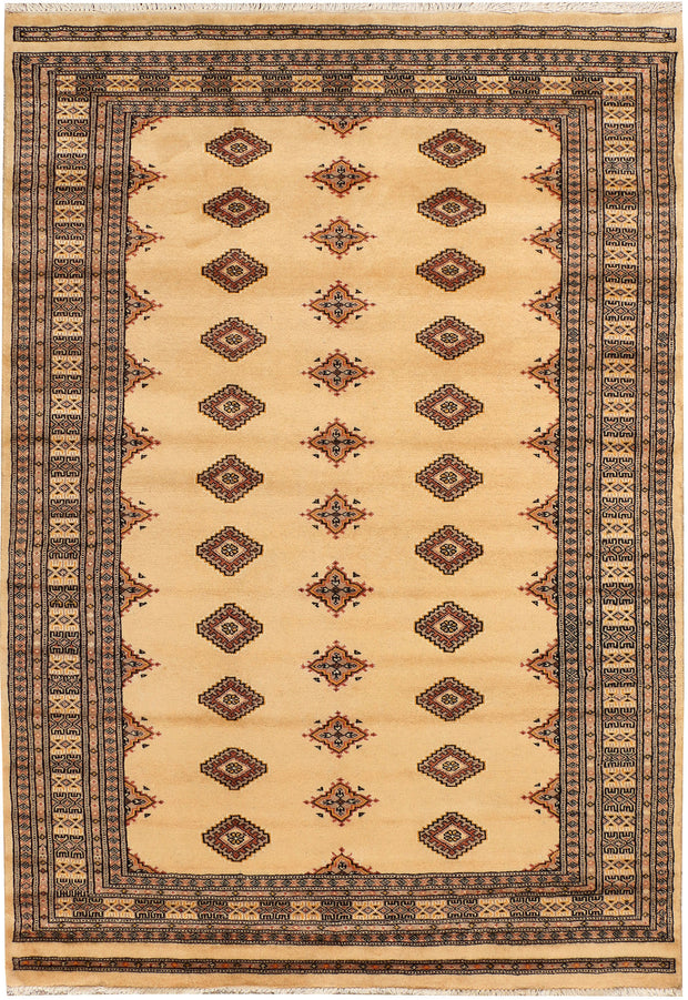 Navajo White Jaldar 4' 7 x 6' 9 - No. 38882 - ALRUG Rug Store