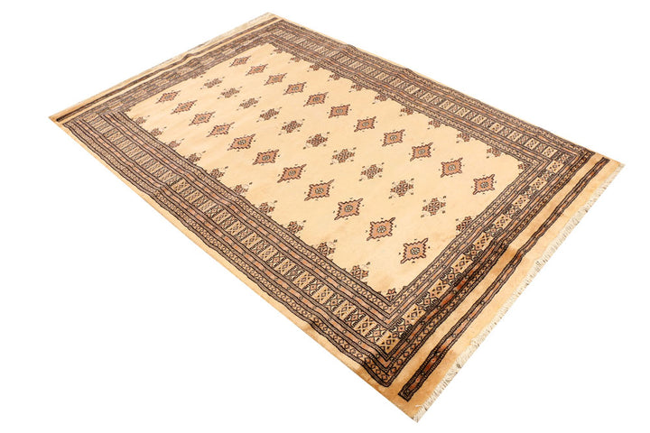 Navajo White Jaldar 4' 7 x 6' 8 - No. 38900 - ALRUG Rug Store