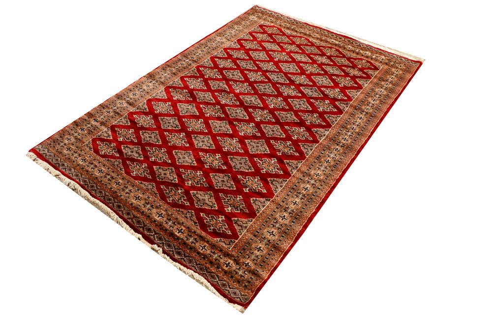Firebrick Jaldar 4' 1 x 6' - No. 38901 - ALRUG Rug Store