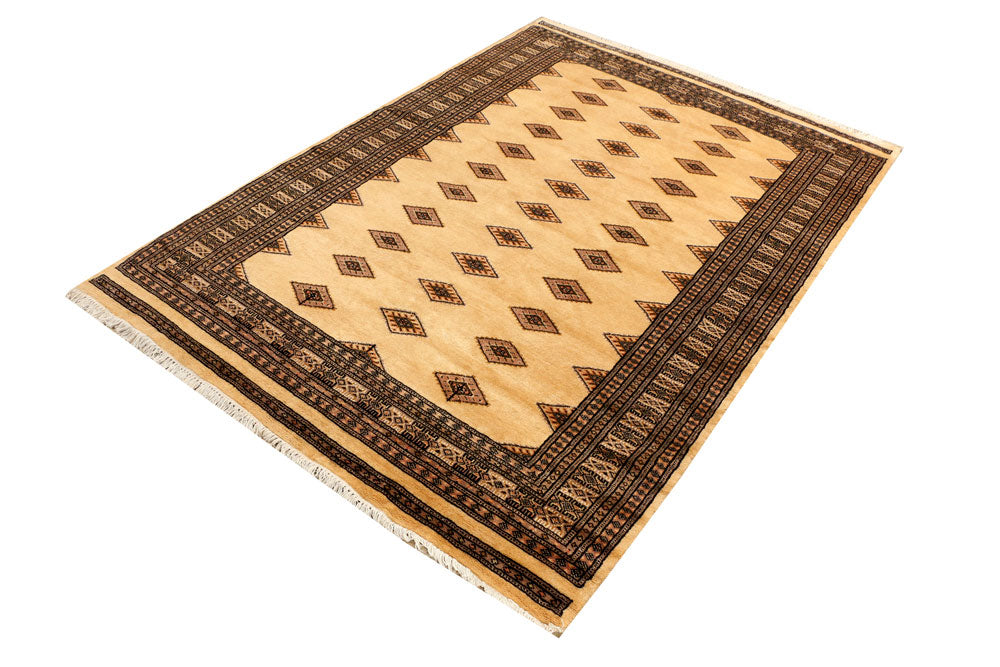 Navajo White Jaldar 4' 8 x 6' 7 - No. 38904 - ALRUG Rug Store