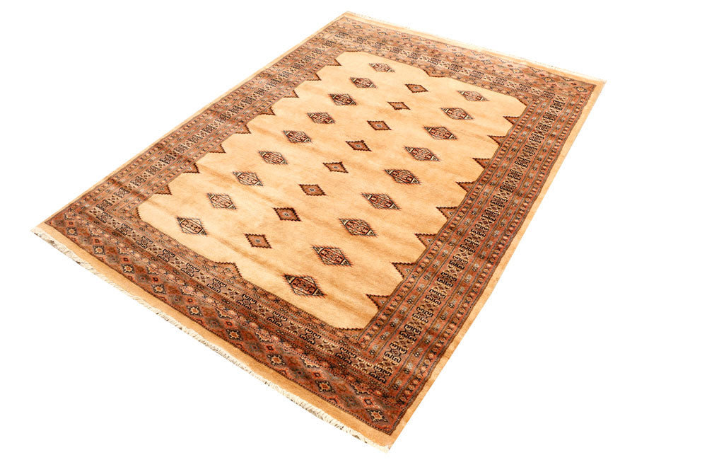 Navajo White Jaldar 4' 7 x 6' 6 - No. 38915 - ALRUG Rug Store